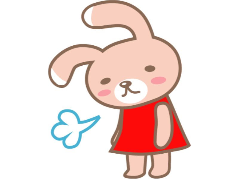 落ち込むウサギ