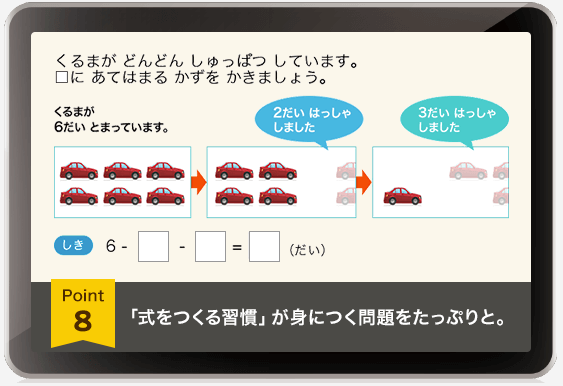 「式をつくる習慣」が身につく問題をたっぷりと。
